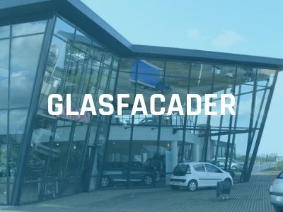 GLASFACADER - glasvægge udendørs