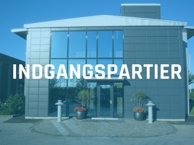 INDGANGSPARTIER - glasvægge udendørs